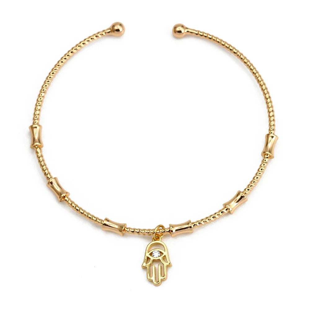 Pulseira de Cobre Ajustável