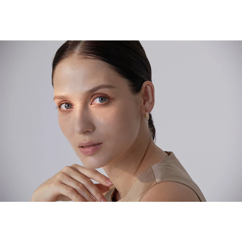 Brincos de Aço Inoxidável Vintage