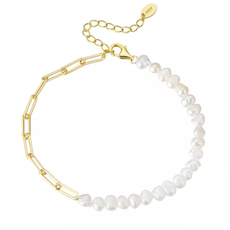 Pulseira Corrente Pérola